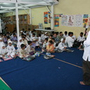 Pak Ustad sedang menyampaikan Tausyiah