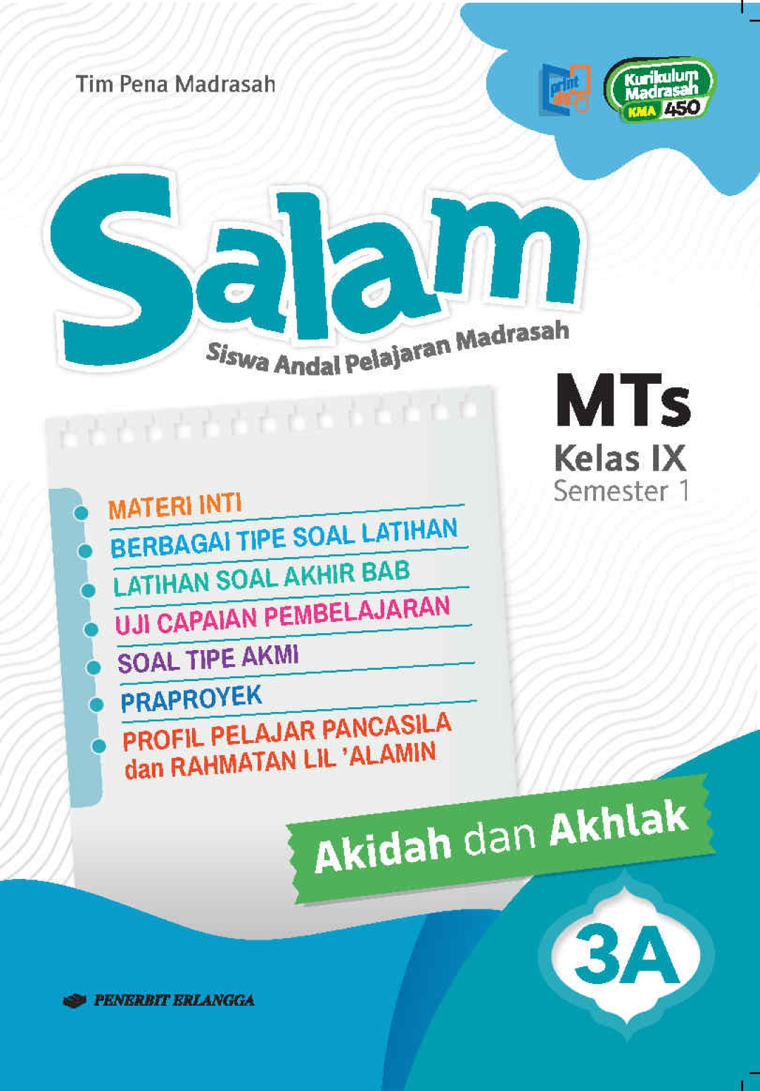 SALAM Akidah dan Akhlak MTs Kelas IX Jilid 3A Kurikulum Merdeka