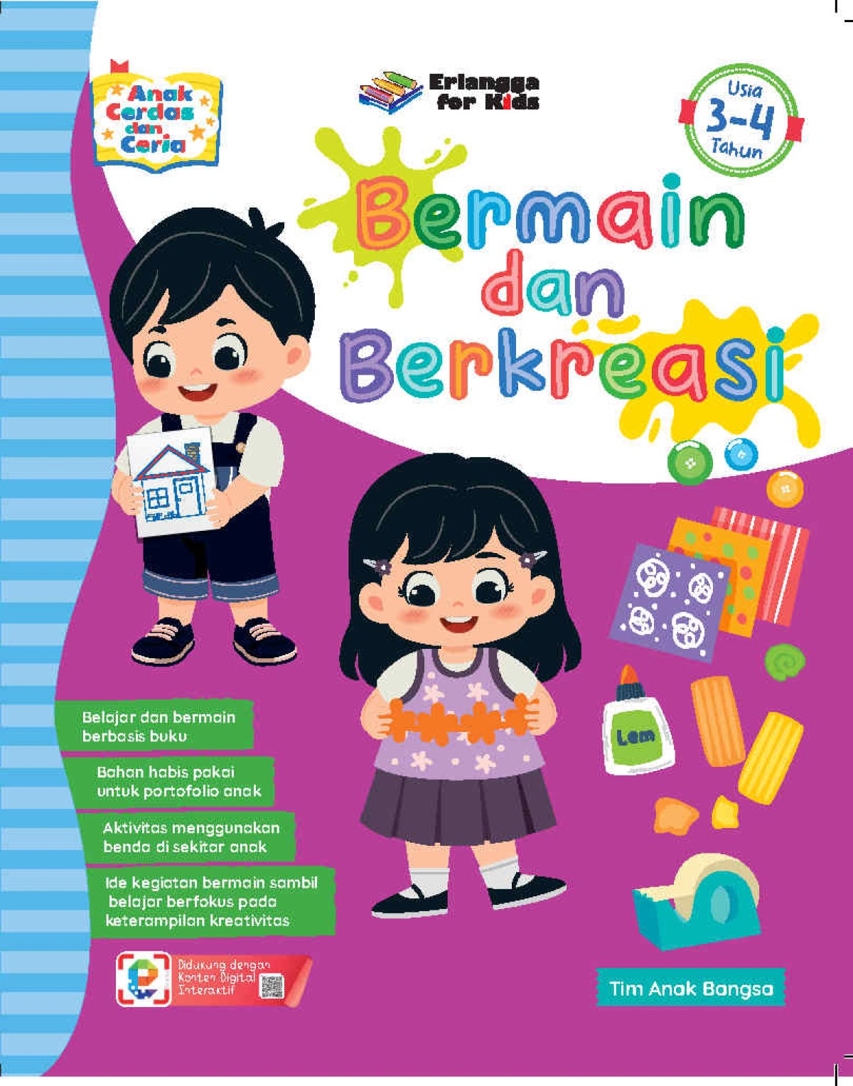 Seri Anak Cerdas dan Ceria: Bermain dan Bekreasi Usia 3-4 Tahun