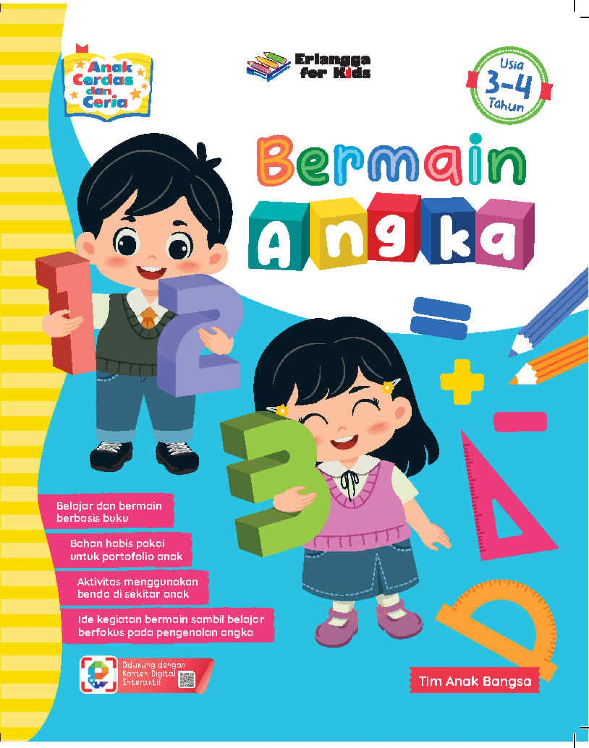 Seri Anak Cerdas dan Ceria: Bermain Angka Usia 3-4 Tahun