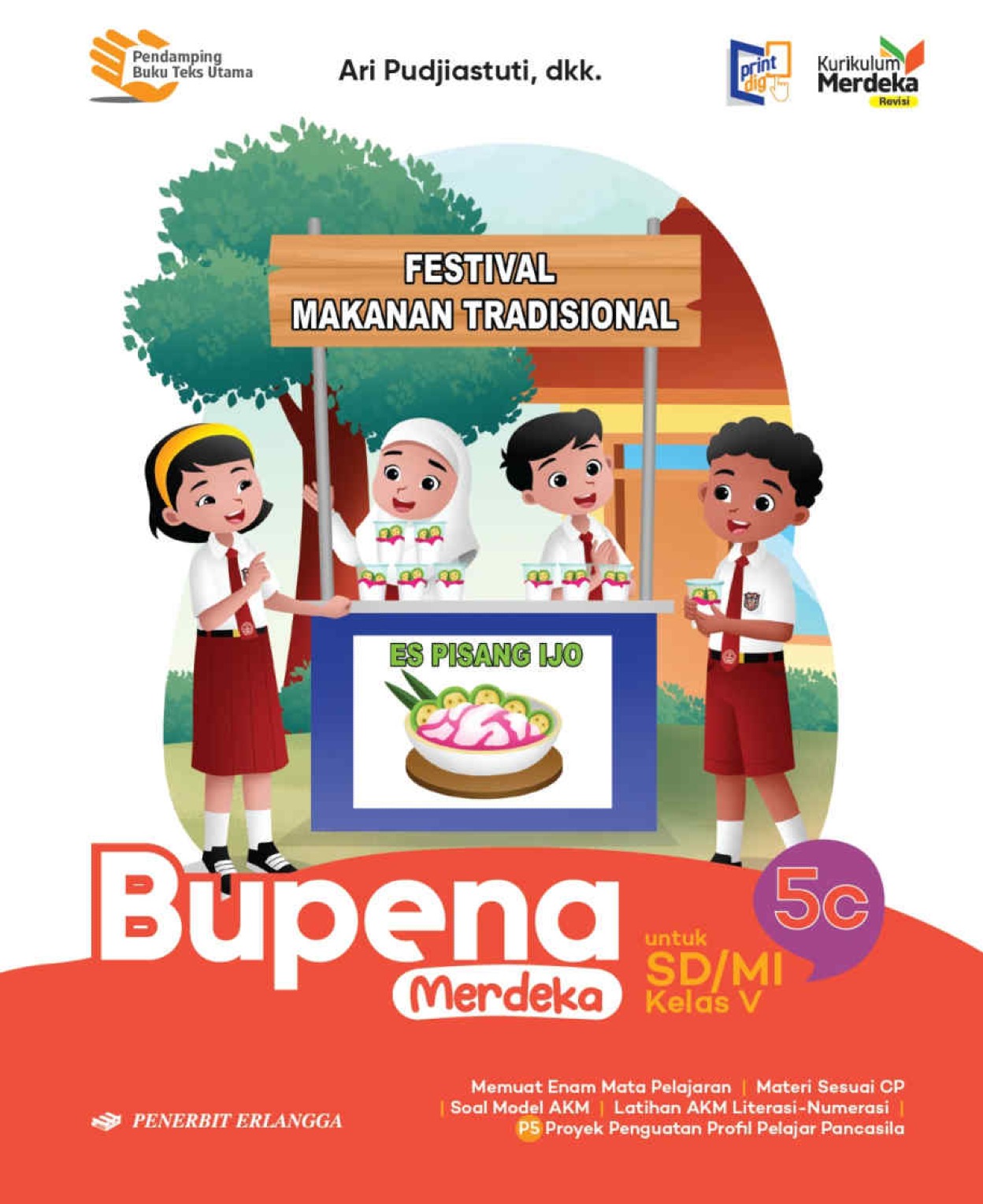 Bupena Merdeka Jilid 5c untuk SD/MI Kelas V KM Revisi