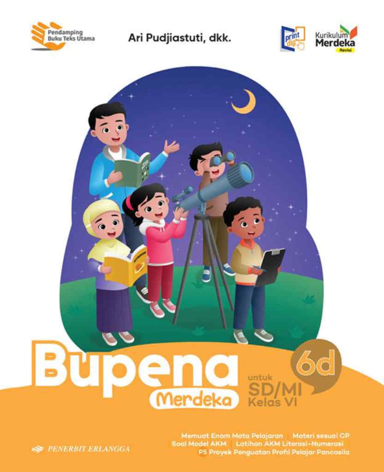 Bupena Merdeka Jilid 6d untuk SD/MI Kelas VI KM Revisi