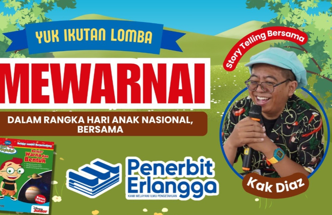 LOMBA MEWARNAI "WARNA CERIA ANAK TK BERSAMA ERLANGGA
