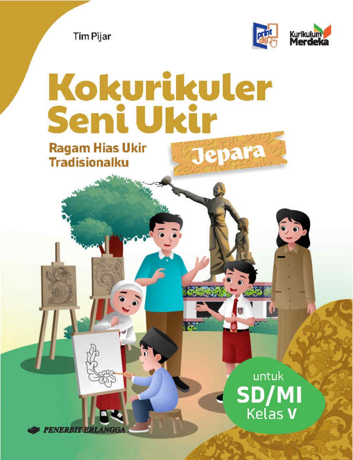 Kokurikuler Seni Ukir Jepara SD/MI Kelas 5 Kurikulum Merdeka