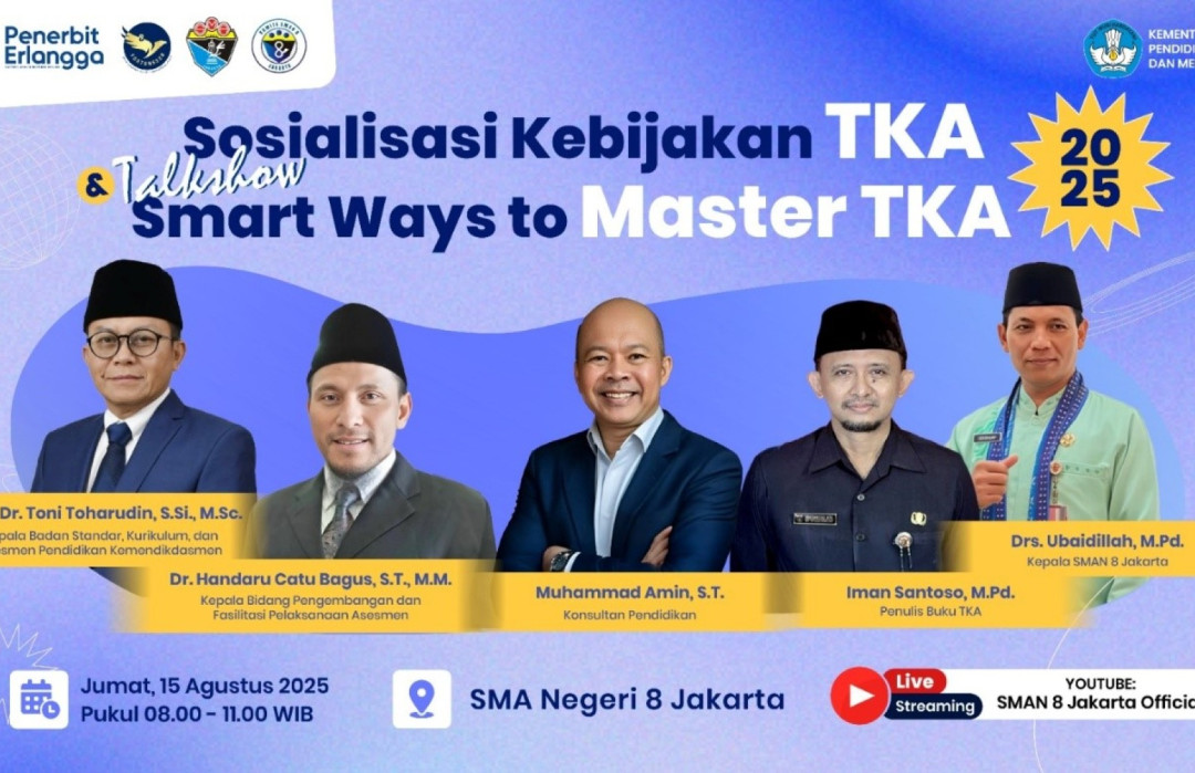 Penerbit Erlangga dan SMAN 8 Jakarta Siapkan Strategi Sukses TKA 2025