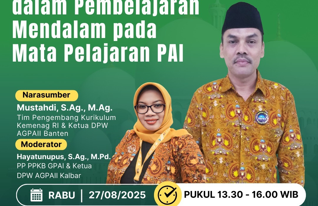 Webinar: Penerapan Taksonomi SOLO dalam Pembelajaran Mendalam pada Mapel PAI