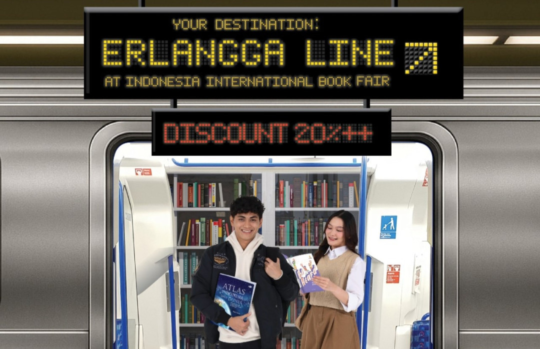 Temukan Serunya Literasi Bersama  Penerbit Erlangga di IIBF 2025!