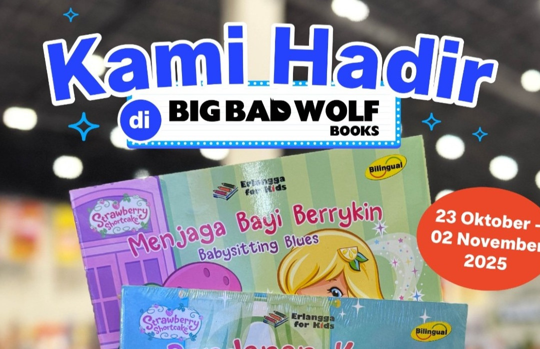 Penerbit Erlangga Hadir di Big Bad Wolf 2025