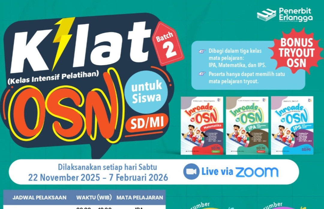 KILAT OSN - Kelas Intensif Pelatihan untuk Siswa SD/MI