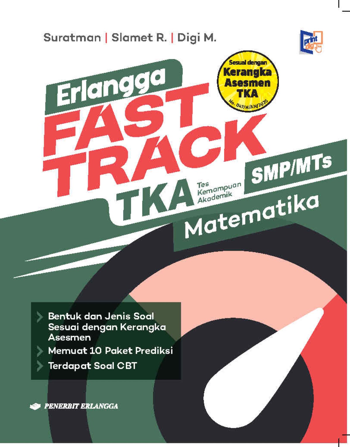 Erlangga Fast Track TKA SMP/MTs: Matematika