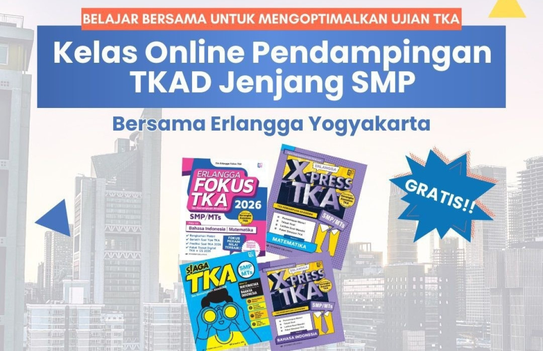 Kelas Online Pendampingan TKAD Jenjang SMP Yogyakarta
