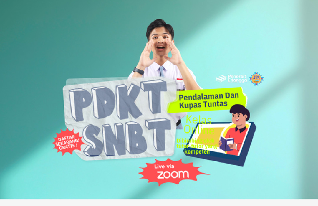 PDKT SNBT (Pendalaman dan Kupas Tuntas SNBT) SMA/MA 2026 bersama Penerbit Erlangga