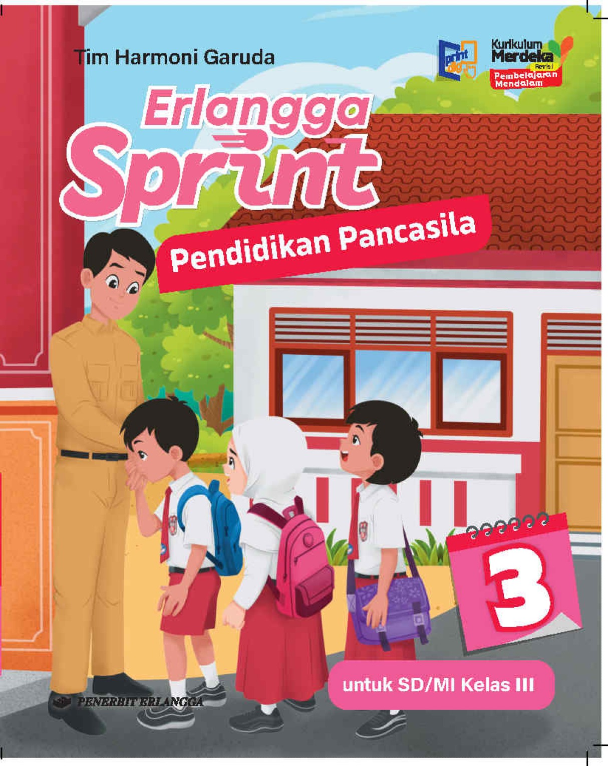 Erlangga Sprint Pendidikan Pancasila untuk SD/MI Kelas 3 Kurikulum Merdeka Revisi PM