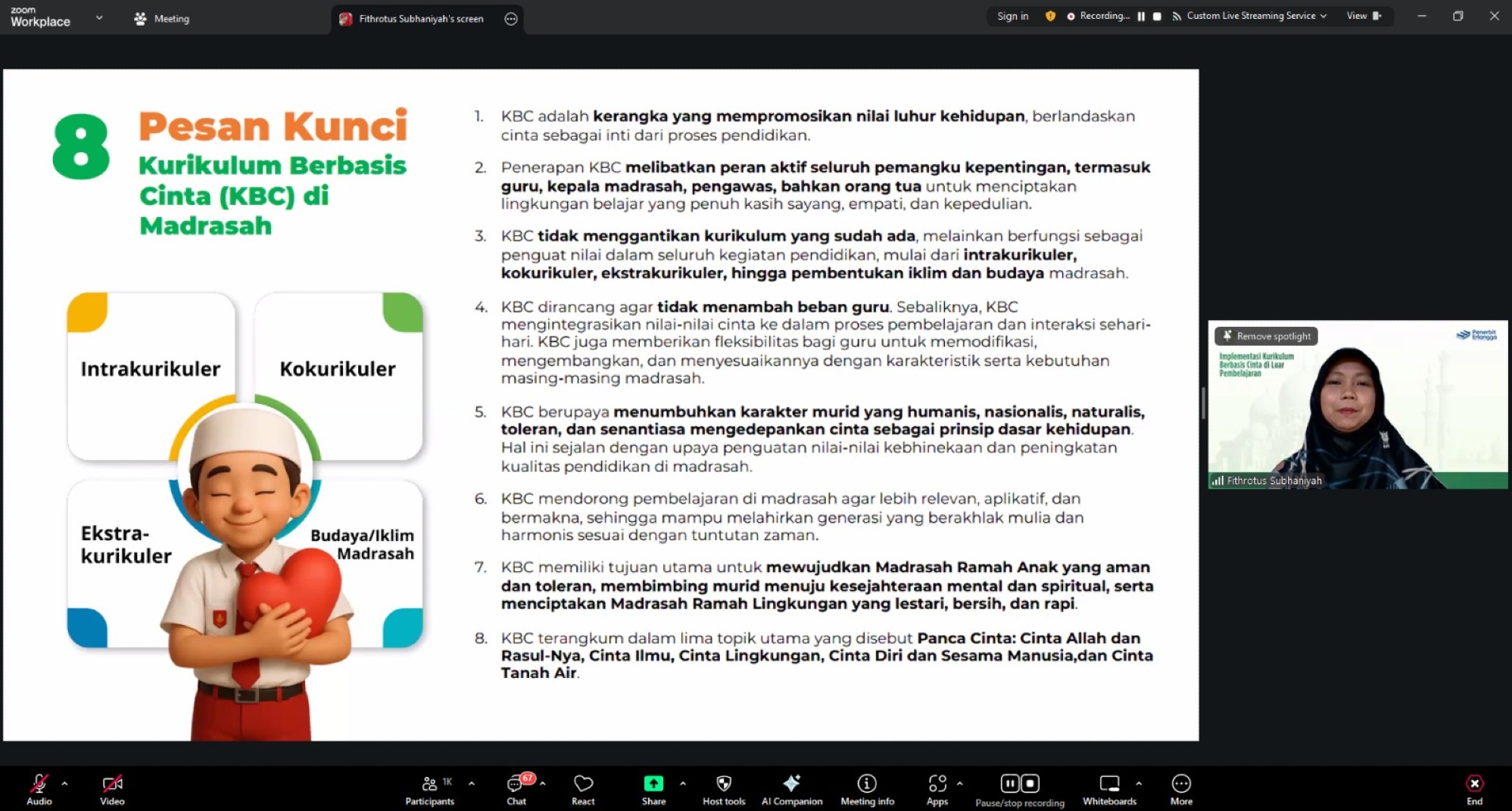 KGE: Implementasi Kurikulum Berbasis Cinta (KBC) di Luar Pembelajaran 1