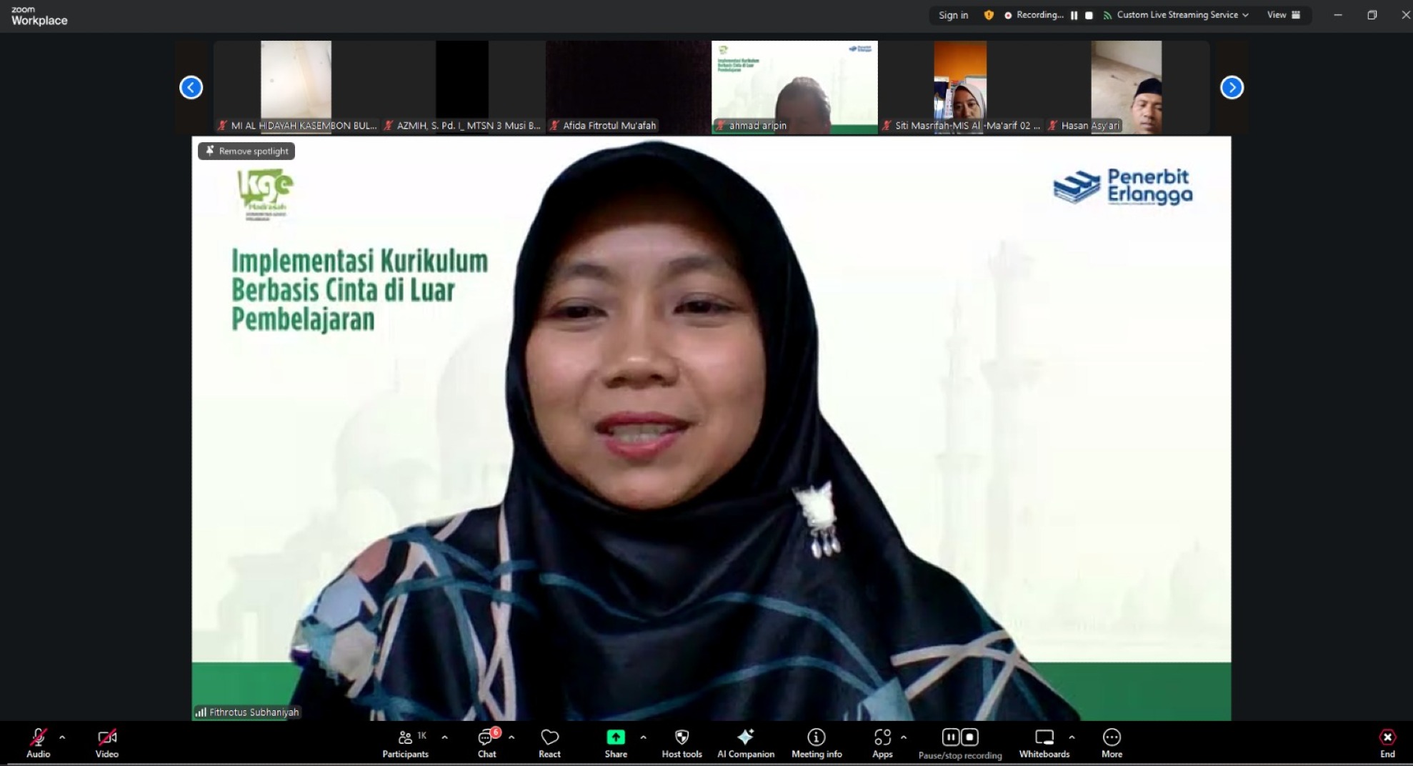 KGE: Implementasi Kurikulum Berbasis Cinta (KBC) di Luar Pembelajaran 2