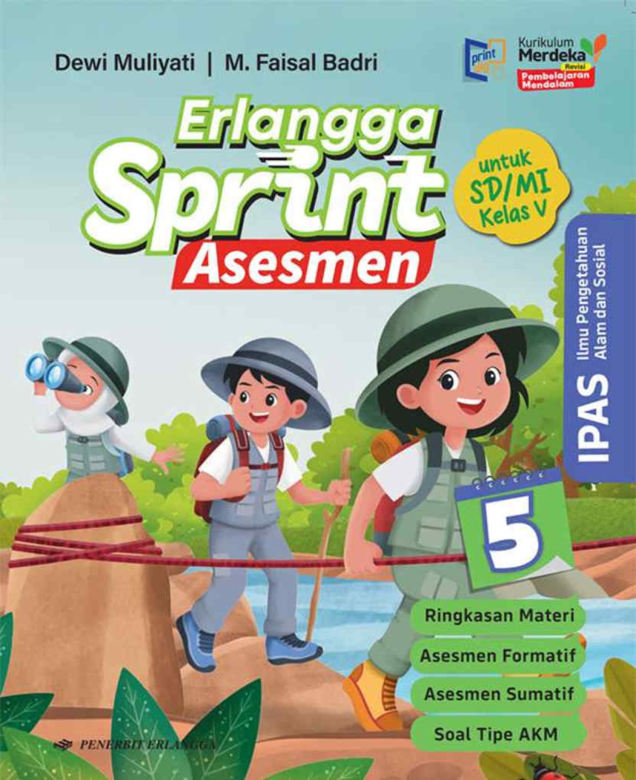 Erlangga Sprint IPAS (Ilmu Pengetahuan Alam dan Sosial) SD/MI Kelas V Kurikulum Merdeka Revisi Pembelajaran Mendalam