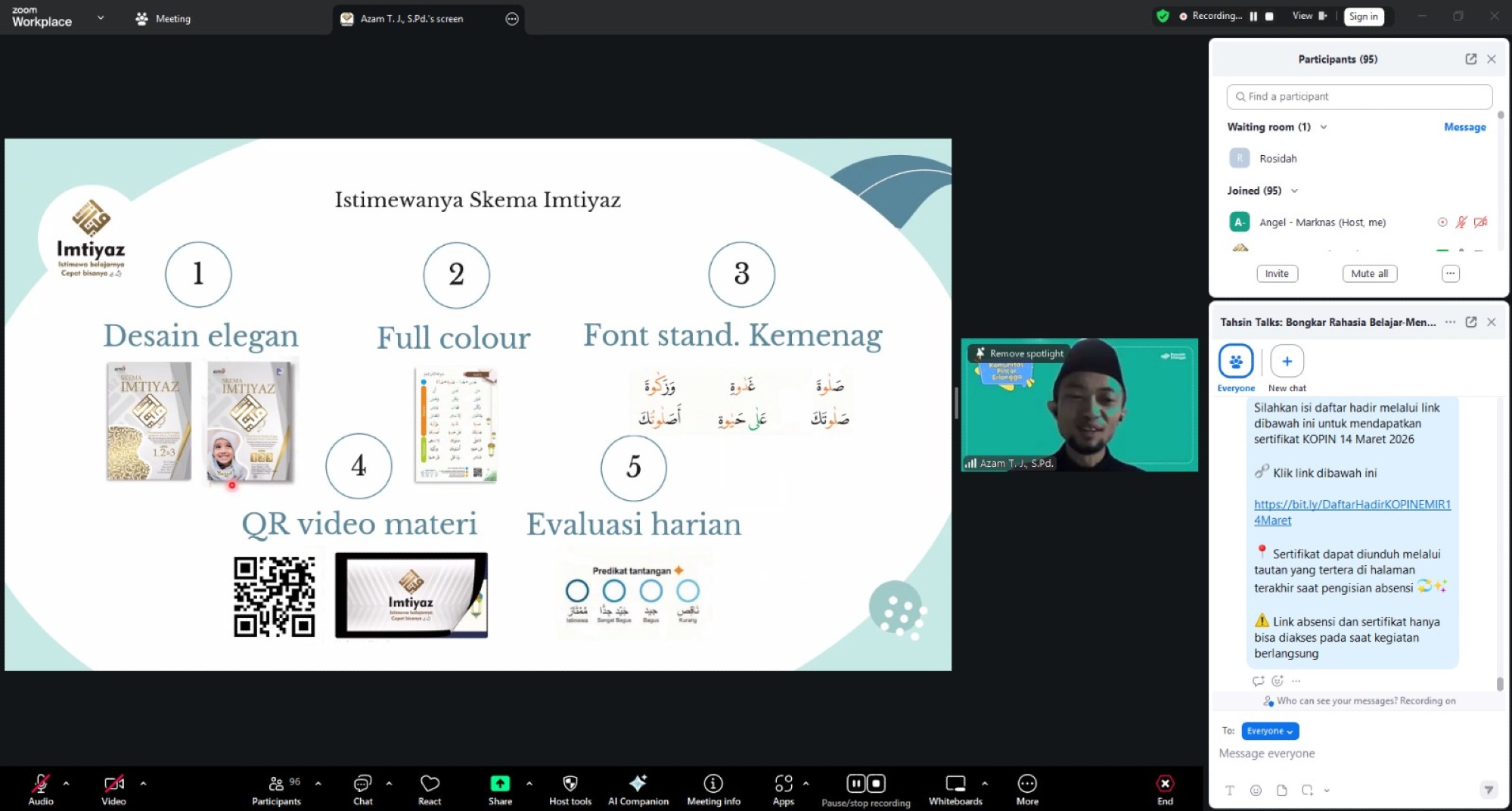 Kopin Emir 14 Maret 2026