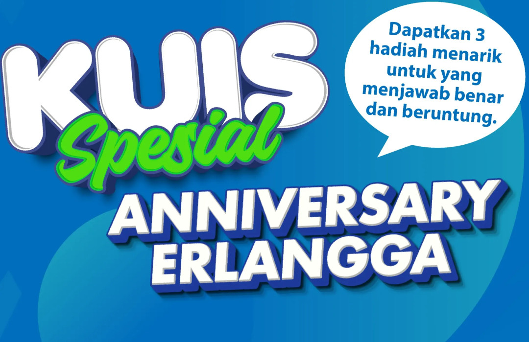 Kuis Spesial Anniversary Penerbit Erlangga