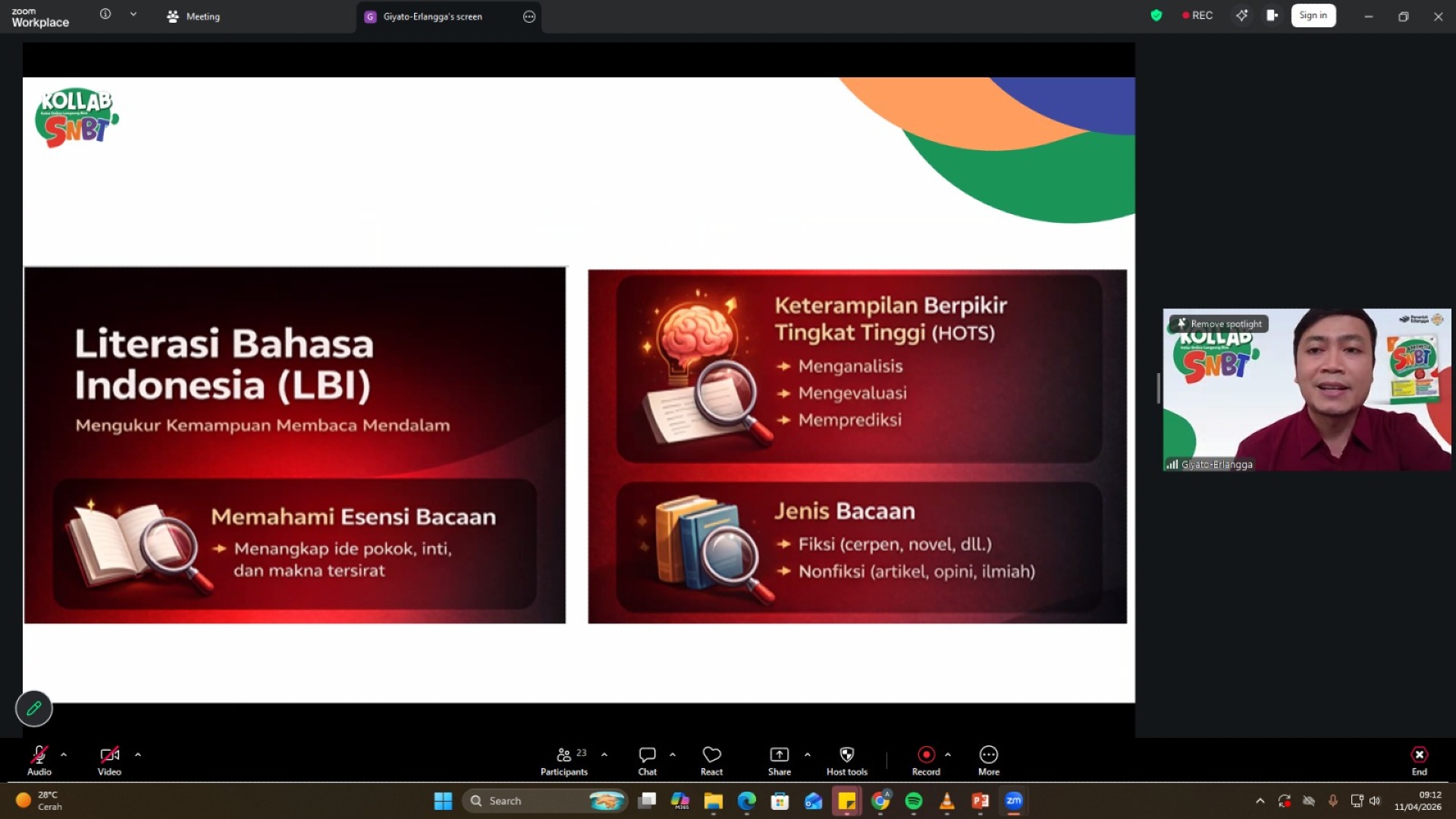 KOLLAB (Kelas Online Langsung Bisa) SNBT 11 April 2026