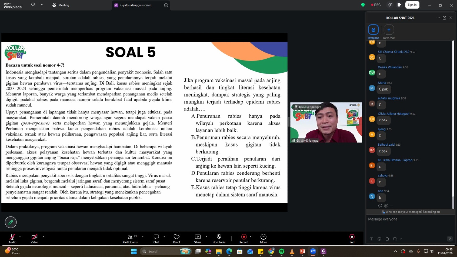 KOLLAB (Kelas Online Langsung Bisa) SNBT 1