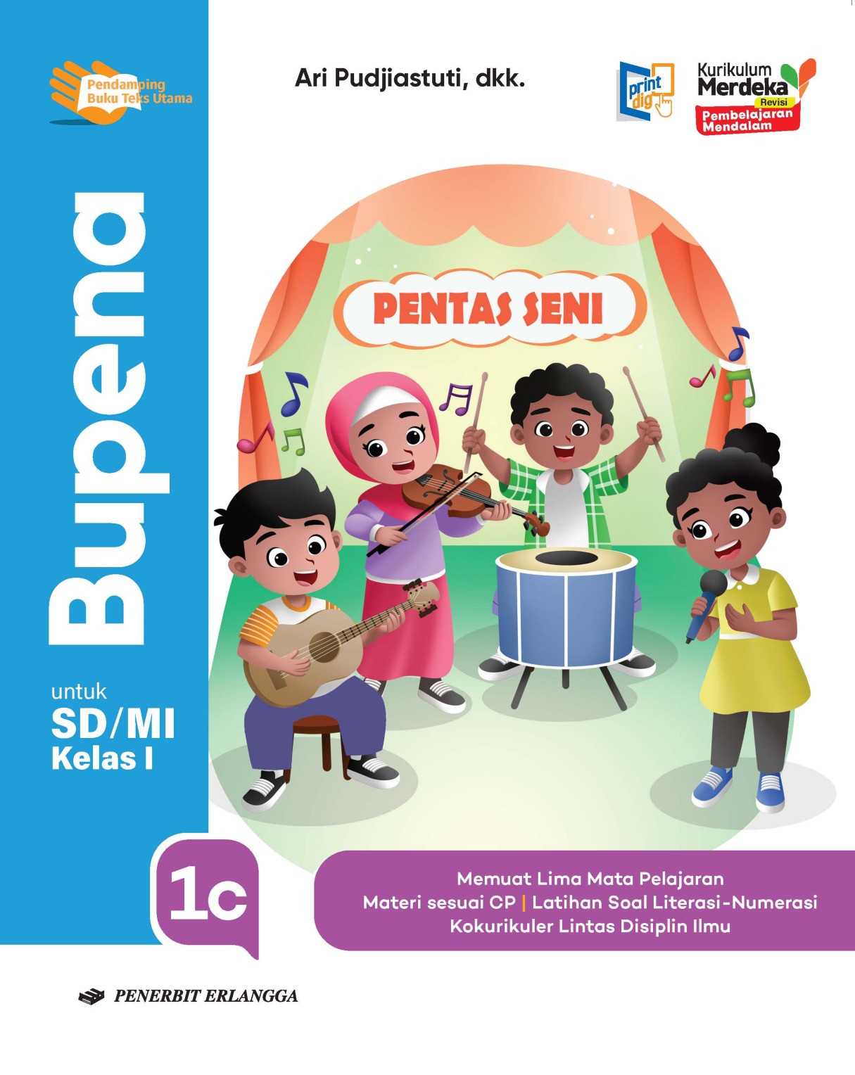 Bupena Jilid 1C untuk SD/MI Kelas 1 KM Revisi PM