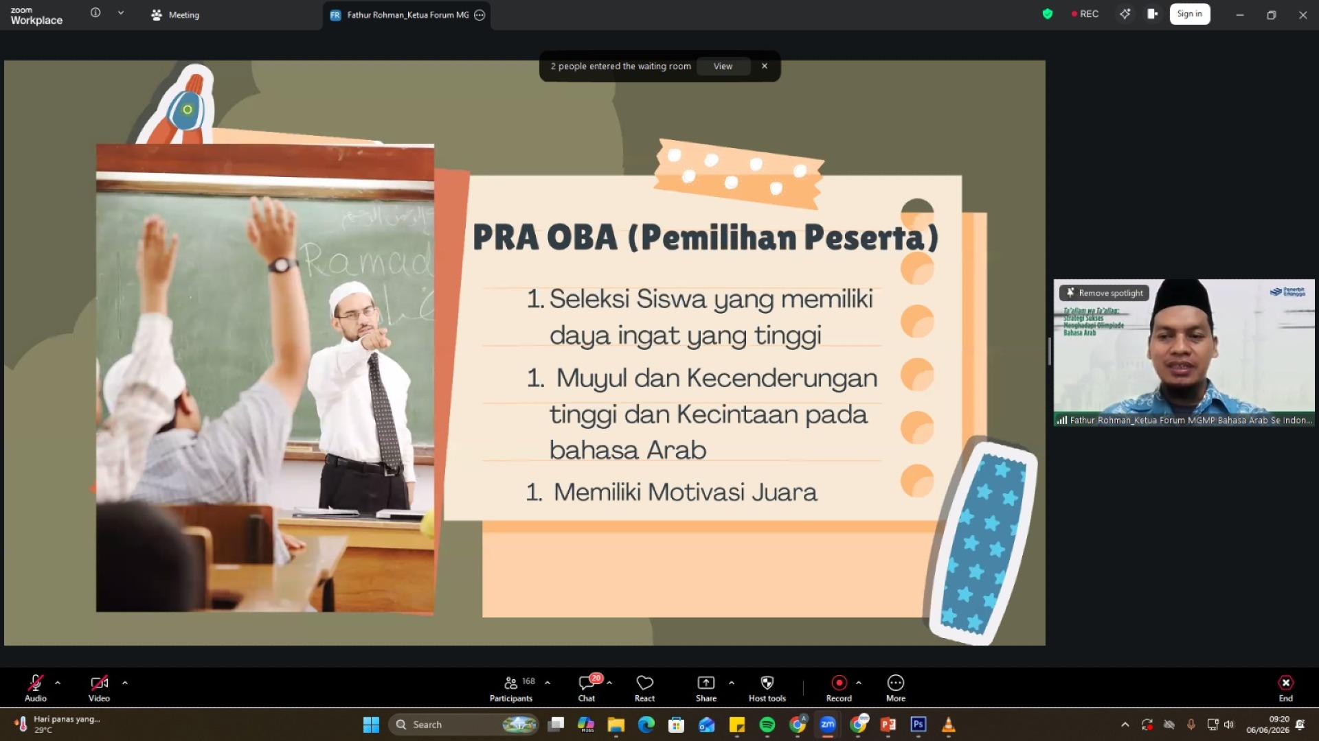 Ta'Allam Wa Ta'Allaq : Strategi Sukses Menghadapi Olimpiade Bahasa Arab