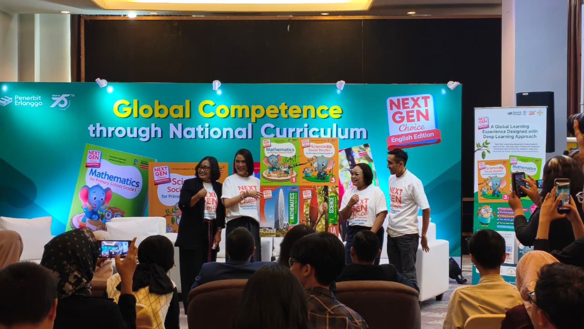 Peluncuran Buku Next Gen Choice, Seri buku pelajaran Matematika (Mathematics) dan IPA (Science) jenjang SD dan  SMP