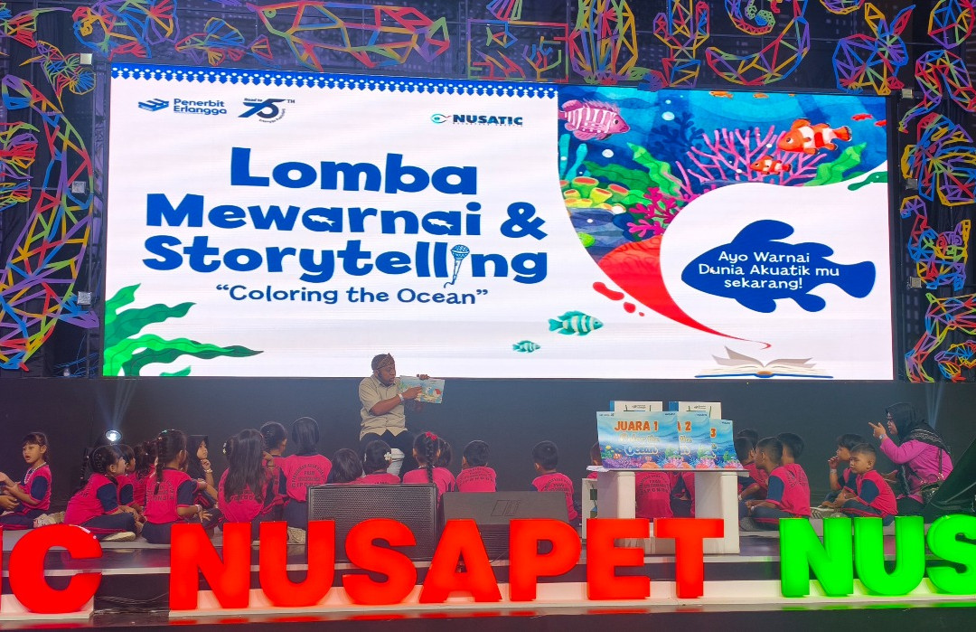 Penerbit Erlangga Bawa Semangat Literasi ke Komunitas Flora & Fauna di NUSATIC 2026