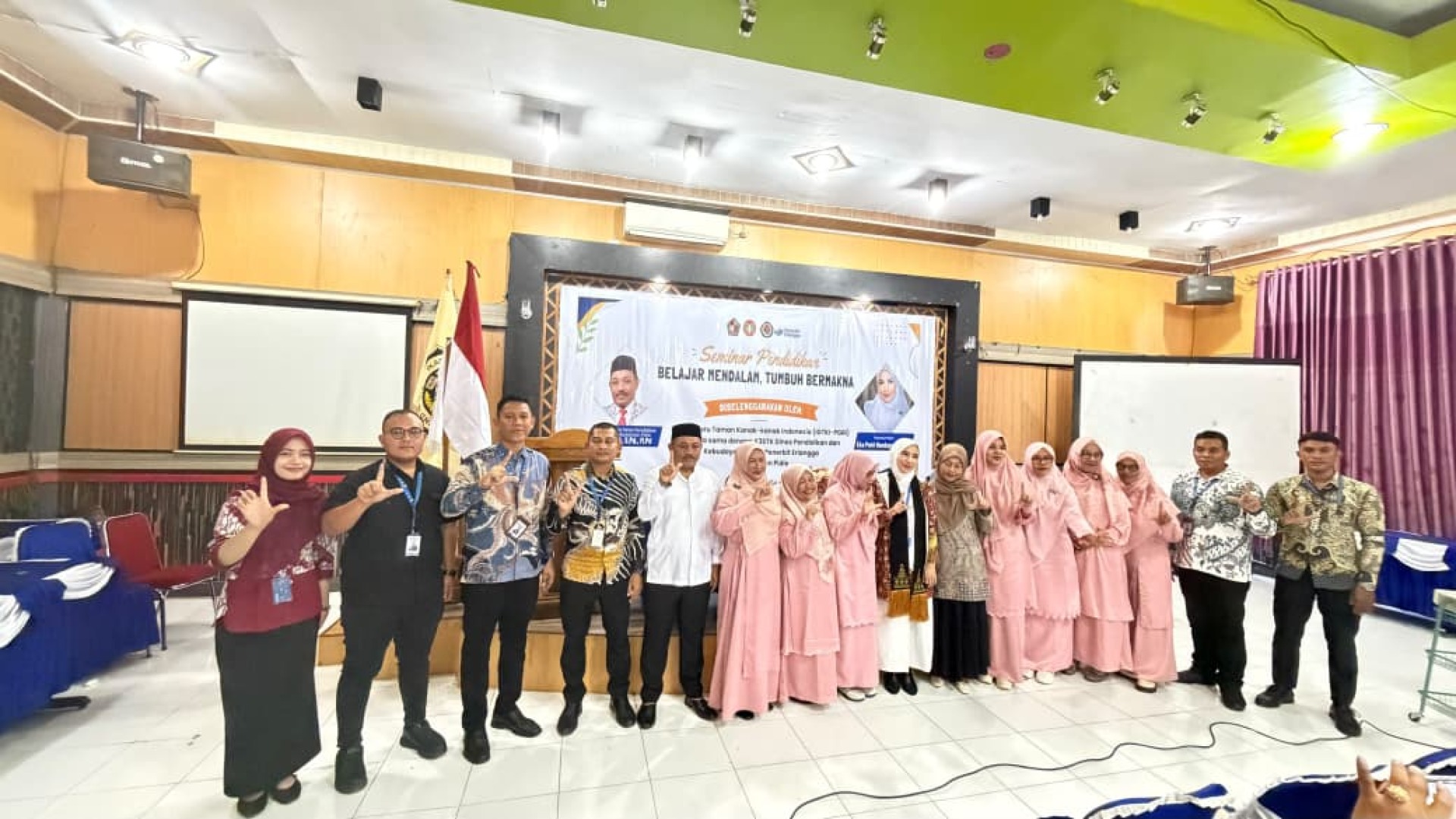 Seminar Pendidikan Belajar Mendalam, Tumbuh Bermakna Se Kabupaten Pidie Provinsi Aceh