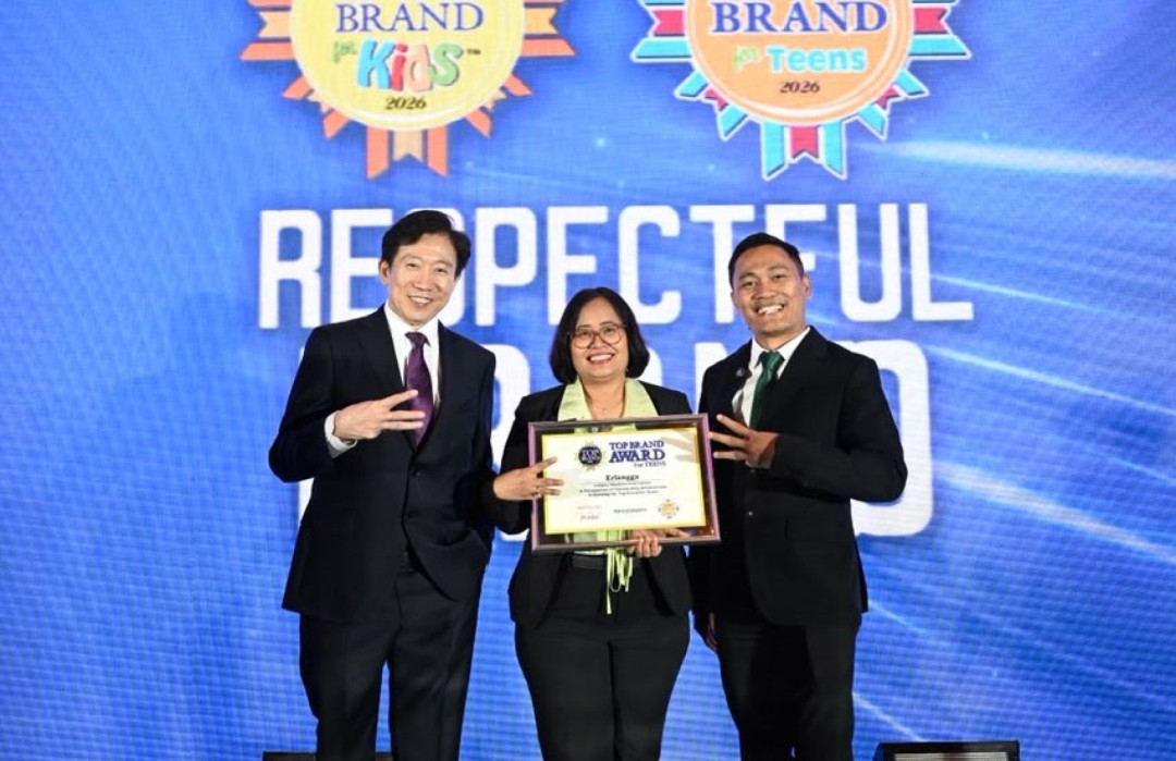 Penerbit Erlangga Raih Penghargaan Top Brand For Teens 2026