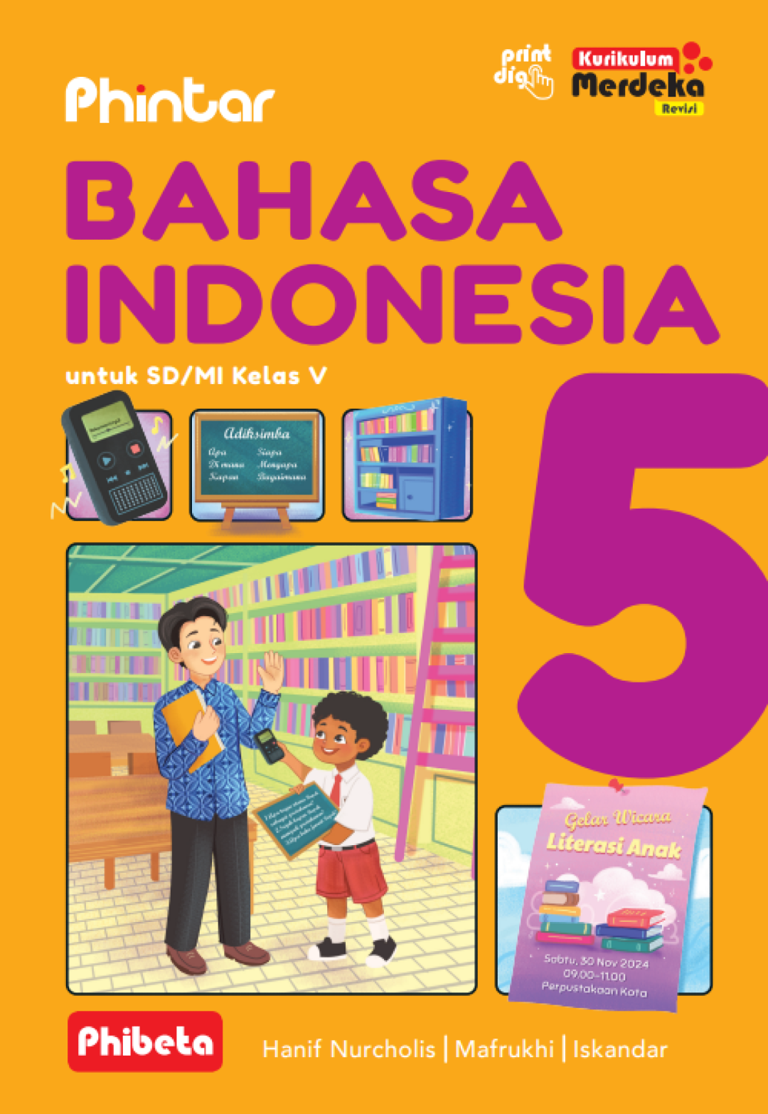Phintar Bahasa Indonesia untuk SD/MI Kelas V KM Revisi