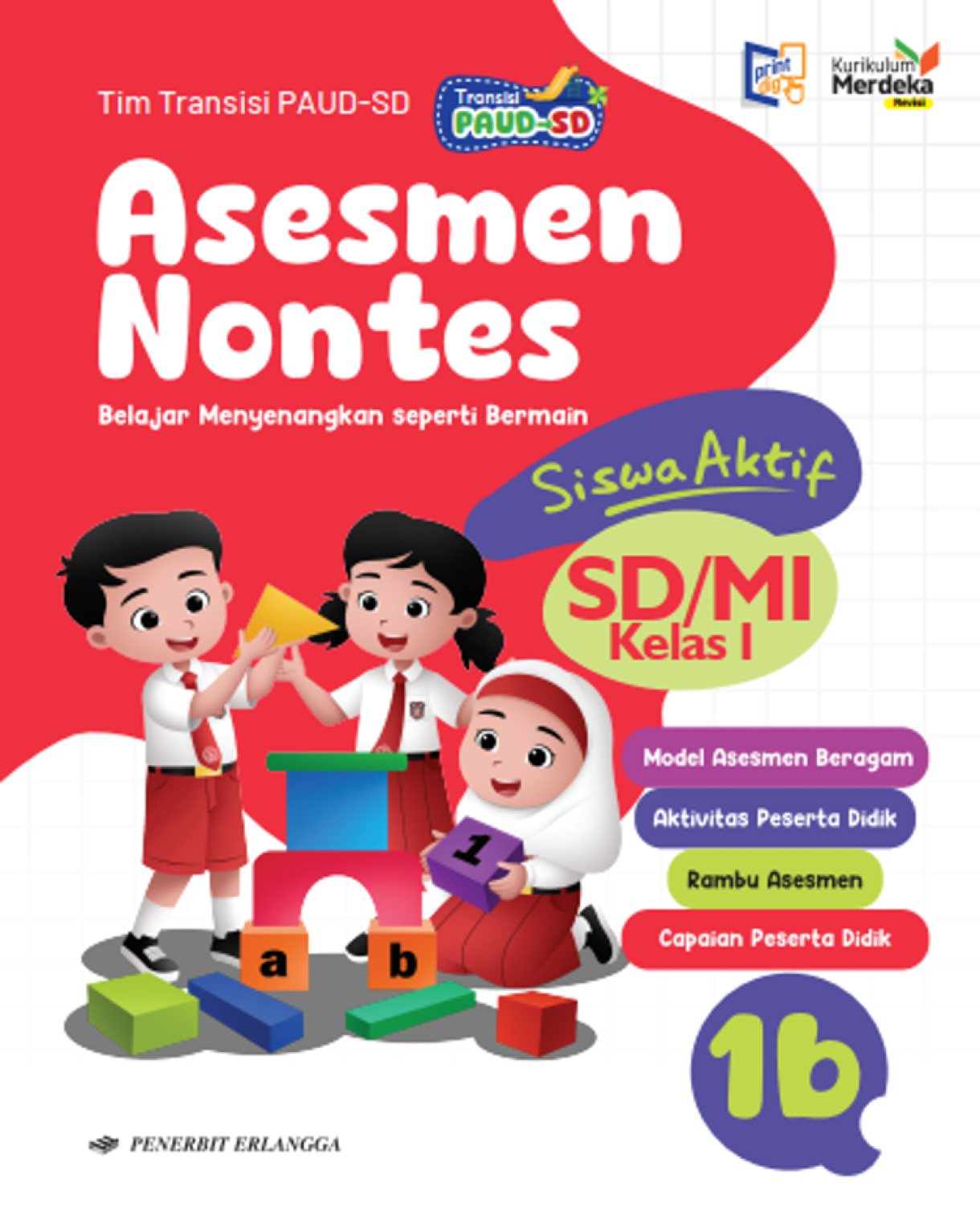 Asesmen Nontes Siswa Aktif SD Kelas 1B KM